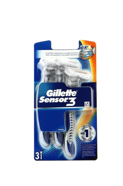 3 Rasoirs Gillette Sensor3 Neufs!!