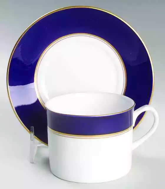 Royal Worcester Ventura Cobalt Blue Cup & Saucer 12835219