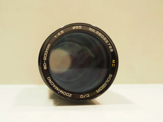 Soligor MC C/D 80-200mm f/4.5 Zoom-Macro Lens Pentax K Mount