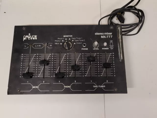 Table de mixage Prévox Stéréo Mixer MX-777