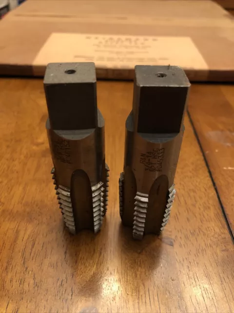 R&N #046152 3/4-14 HSS Npt Taps Qty 2 For This Sale