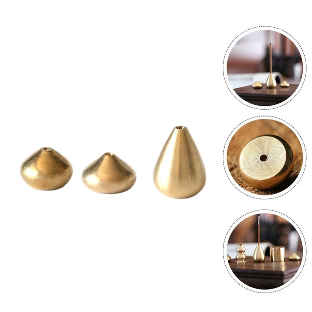 3 pz Base incenso per uso domestico ornamenti contenitore incenso decorazioni desktop