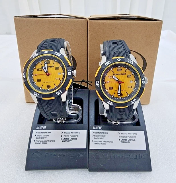 LOT OF 2 Freestyle Kampus Analog Round Watch FS80937 10.50 PicClick