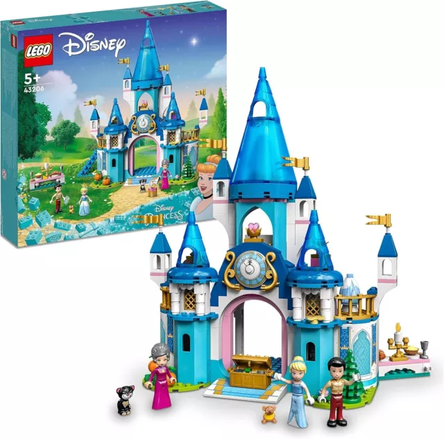 LEGO Disney Princesse Le château de Cendrillon et du prince charmant 43206 NOEL