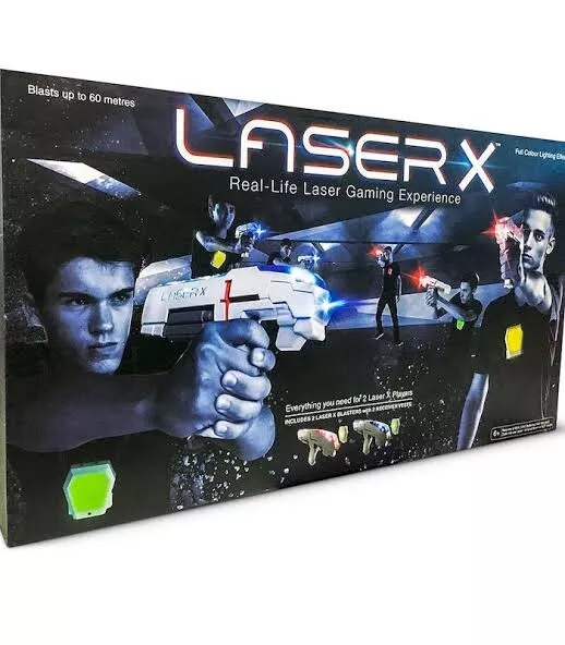 Laser X Evolution Double Blaster Set For 2 Players - Guns