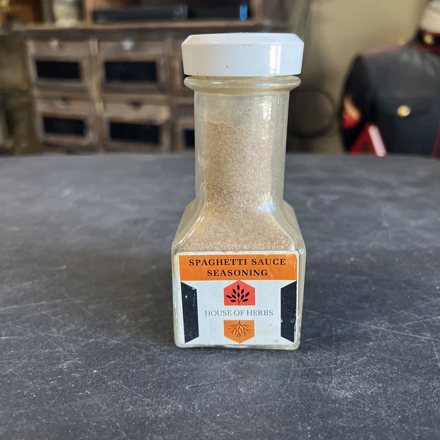 Vintage 1970s Hiuse of Herbs NOS Salisbury Conn Spaghetti Sauce Seasoning