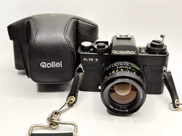 Rolleiflex SL35E mit Rolleinar- MC 55mm 1:1.4 #6102536-97