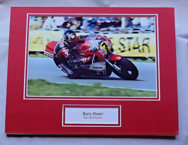 Barry Sheene - Auto Fenster Aufkleber Motorrad Superbike 500CC