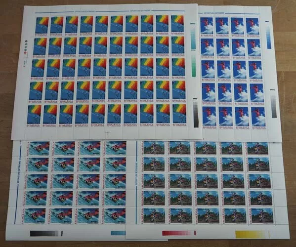 2003 Rumänien; 200 Serien Extremsportarten, **/MNH, MiNr. 5760/63, ME 840,-