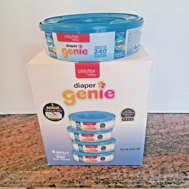 New Playtex Baby Diaper Genie 5 Refills