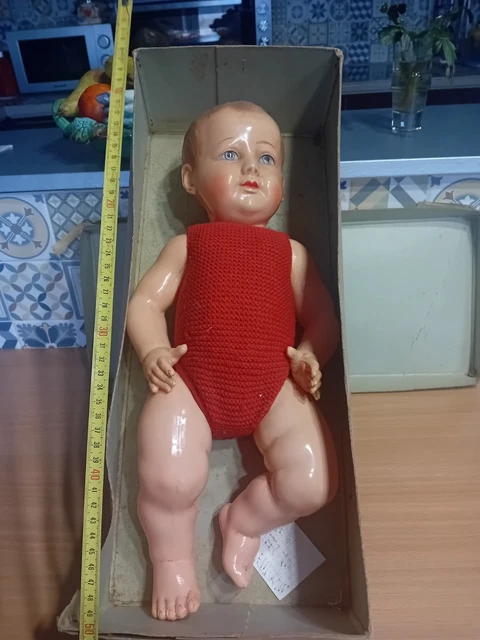 Baigneur Petit Collin – Poupée Vintage Made in France Années 1990 – Boîte d'Origine – Collectionneur & Décoration Rétro - Collection