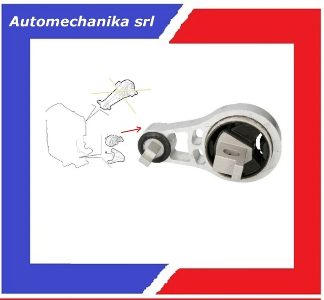 Corteco 80004417 Supporto Motore - Sospensione Motore Nuova, Ricambio Auto Facile Da Montare - 4