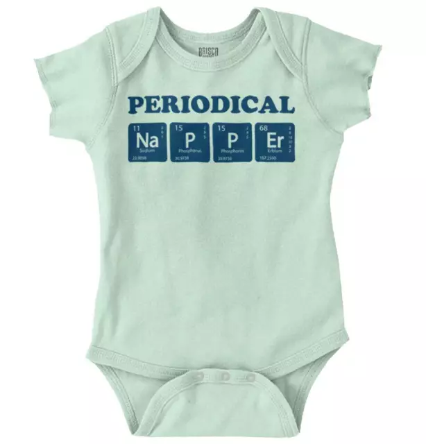 Nap Periodic Table Funny Cute Outfit Gift Newborn Baby Boy Girl Infant Romper