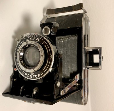 not working! Agfa pieghevole MACCHINA FOTOGRAFICA-AGFA ANASTIGMAT-JGETAR 8.8 ottica 