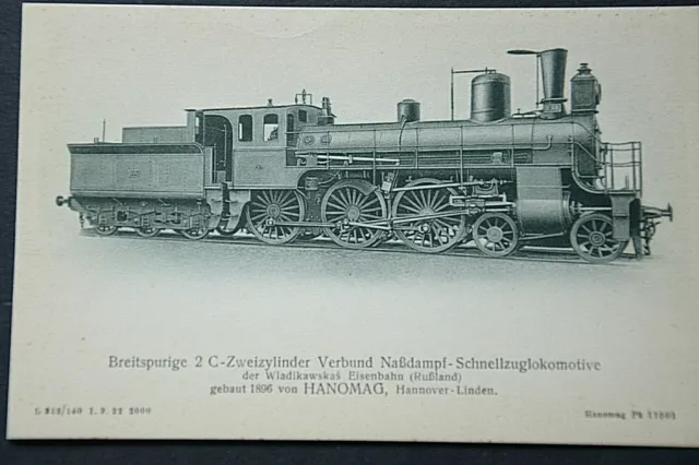 46515 Ak Breitspurige 2C Dos Cilindros Compuesto Naßdampf Tren Expreso Russ