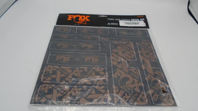 Fox Racing Shox Fork & Shock Decal Kit Root Beer, One Size