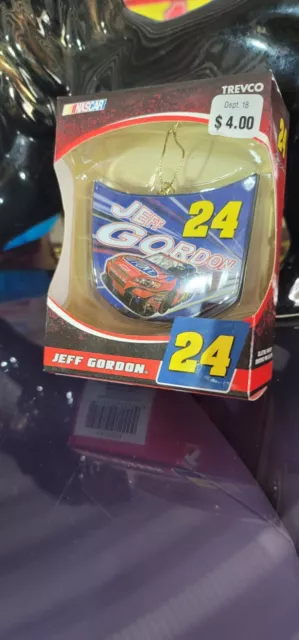Jeff Gordon #24 DuPont Race Car Hood NASCAR Collectible Ornament Trevco 2008