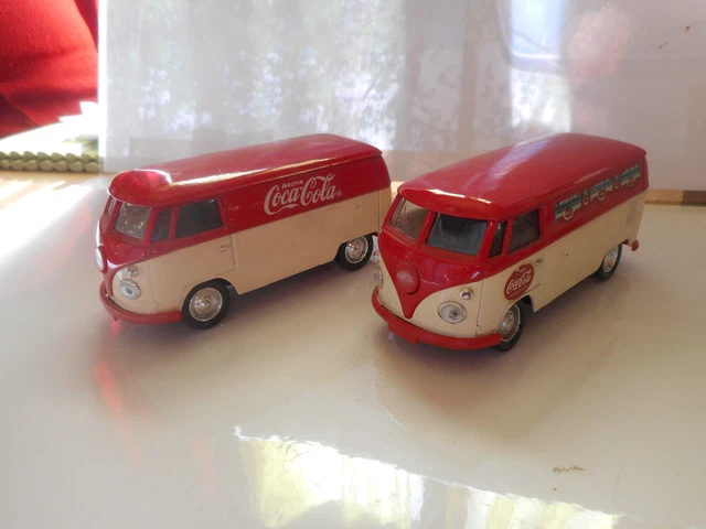 2 VW COMBI Bully Coca Cola 1966 1/43 Solido EUR 50,00 - PicClick FR