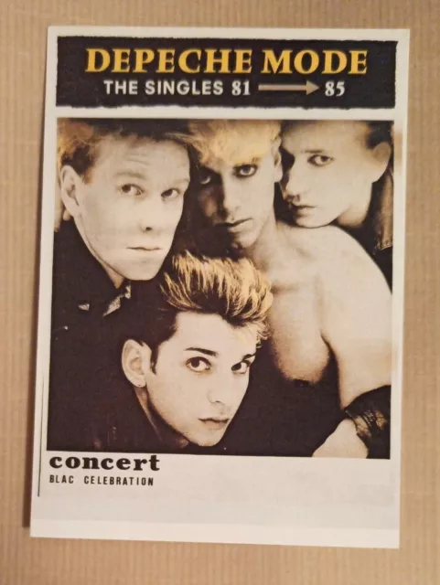 carte postale Depeche Mode