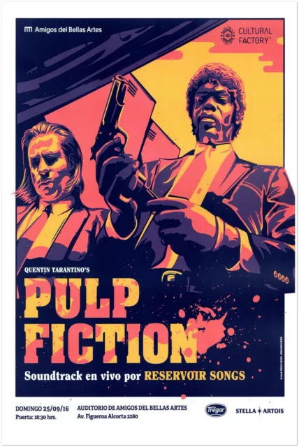 Pulp Fiction Movie Poster - Quentin Tarantino - Alternate #5