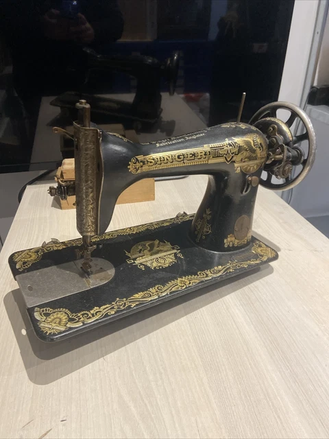 Jouet Ancien Machine à Coudre Singer – Métal – Fabrication USA – Miniature Imitation