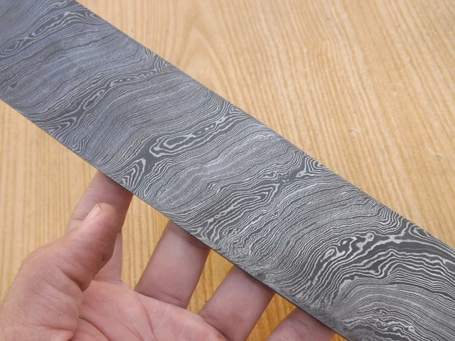 Forged Damascus Handmade Steel Heavy Duty Billet For Making Knife Twist 10"x 2"