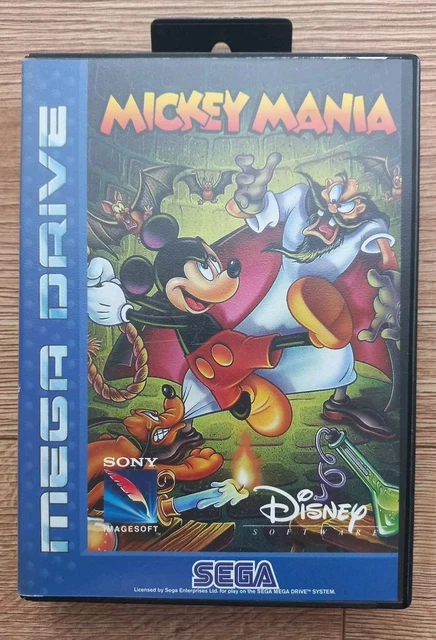 Jeu Mickey Mania Sur Megadrive - Version PAL Euro - Complet (CIB) Bon État