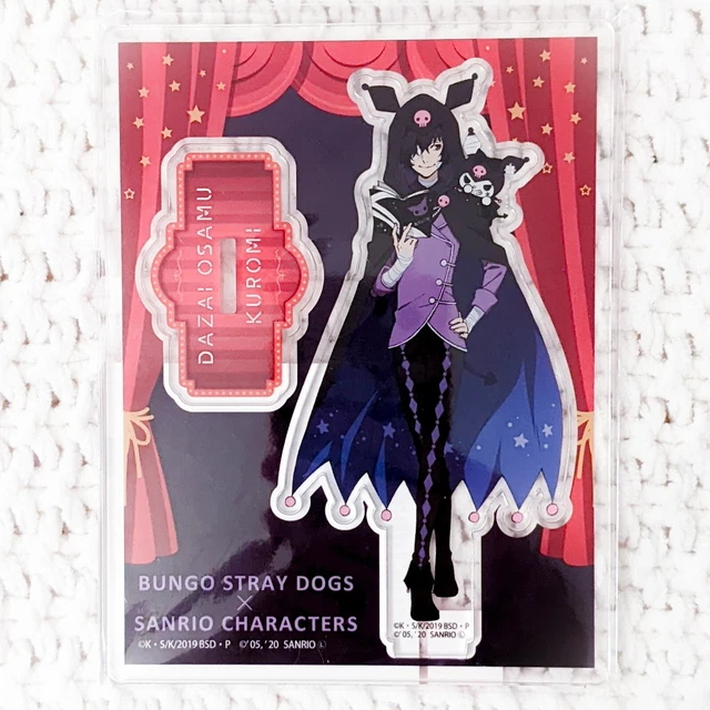 Osamu Dazai x Kuromi - Bungo Stray Dogs Sanrio Collab Acrylic Figure Stand