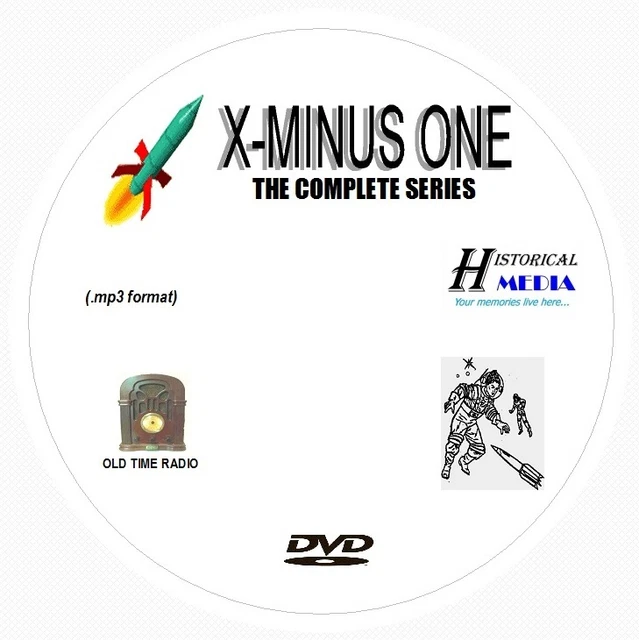 thumbnail image 2 of X MINUS ONE – 127 Old Time Radio Shows On 3 CDs – Sci-Fi OTR Collection MP3 Format 2 of 4