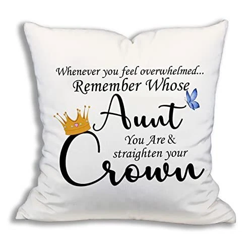 Great Aunt Gift from Niece Nephew to My Special Aunt Flannel Throw Pillow