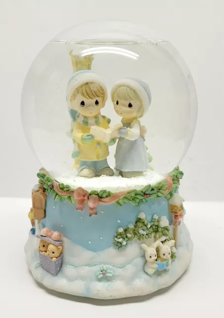 Precious Moments Enesco Christmas Musical Snow Globe “Oh Come All Ye Faithful”