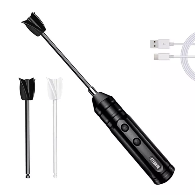 Epoxy Resin Mixer Electric Rechargeable Handheld Resin Stirrer with 2  Paddles