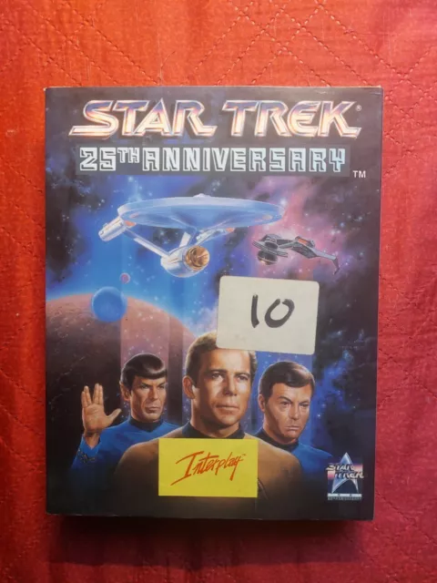 STAR TREK 25TH ANNIVERSARY PC versione Floppy 3".5 BIG BOX scatola grande