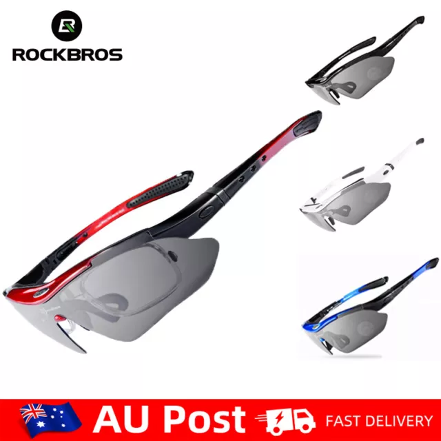 ROCKBROS Polarized Sunglasses Outdoor Cycling UV400 Goggles Eyewear