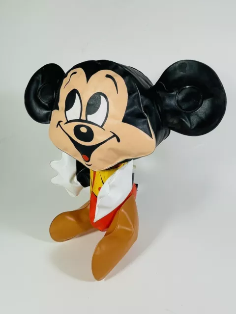 Vintage 1960's Mickey Mouse Walt Disney Productions Ideal Inflatable Party Toy