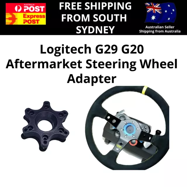 LOGITECH G29 G920 AFTERMARKET STEERING WHEEL ADAPTOR MULTIPLE COLOURS 100% Solid