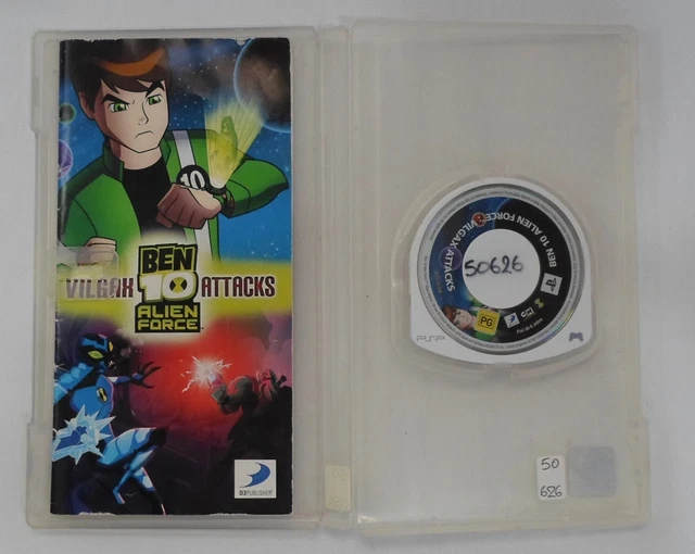 SONY PSP PAL Europe Ben 10 Alien Force Vilgax Attacks Umd & Jeu Vidéo