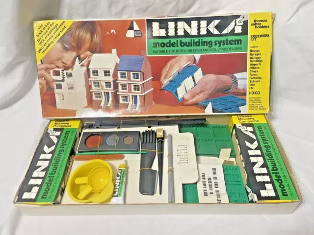 Vintage1978 Linka Model Building System Thomas Salter Hobbies Brickwork Set 8001