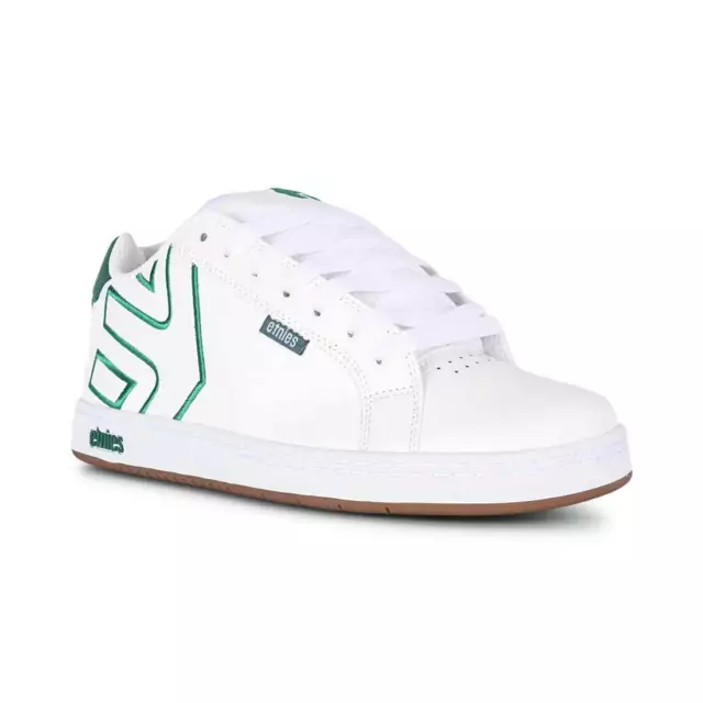 Etnies Fader Low Top Skate Schuhe - Weiss/Grün