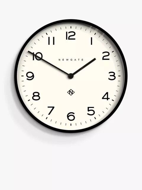 Newgate Clocks Echo Number 1 Analogue Wall Clock 53cm - Black (Loose Screw) A