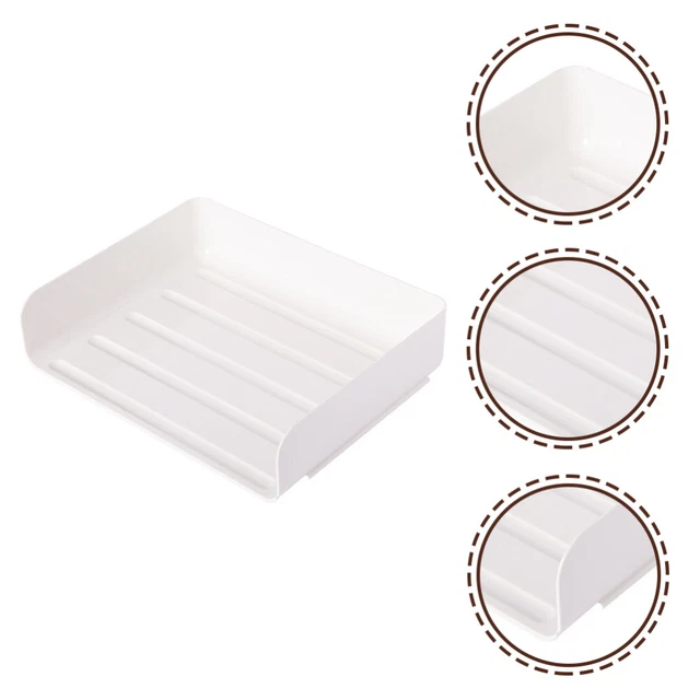 Lot De 4 Bacs à Papier Empilables Transparents Greentainer - Organisateur Bureau A4