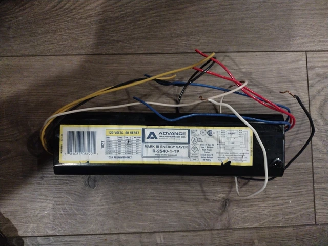 Advance R-2S40-1-TP Rapid Start BALLAST Mark III FLUORESCENT 120 Volt  Used