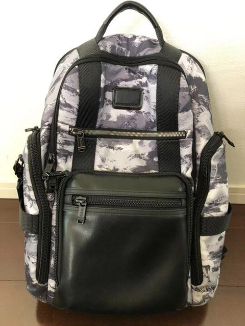 Tumi Alpha Bravo Sheppard Deluxe BFPK Backpack Arctic Restoration 232389ARC USED