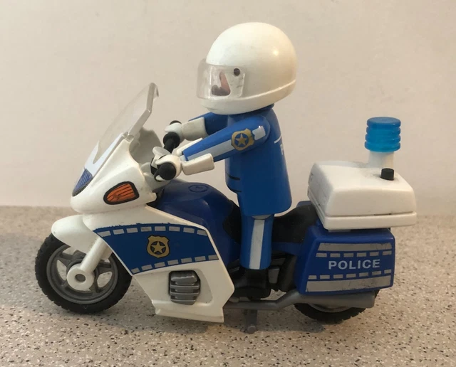 Jeu D'échecs Playmobil Série Police - Moto Cross/Police (15 Pièces ?)