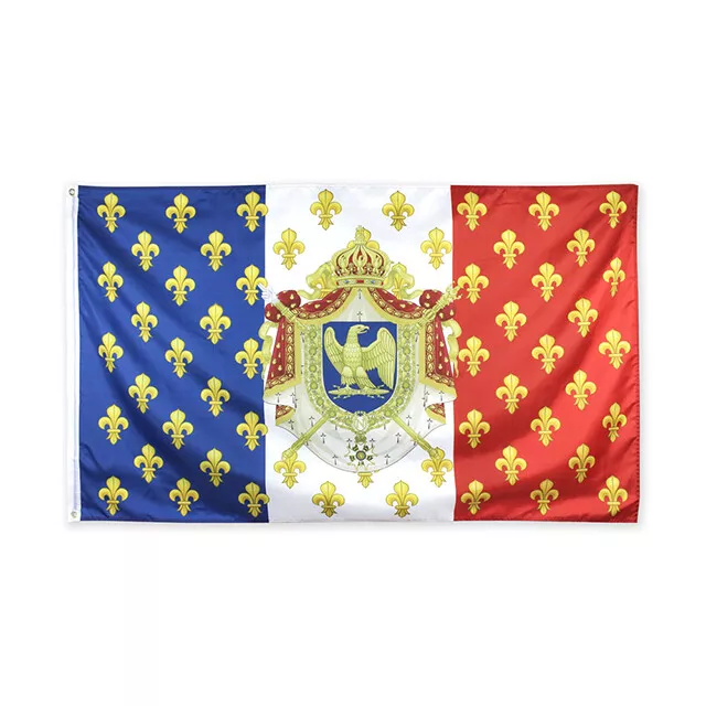 DRAPEAU ROYAUME DE FRANCE FLEURS DE LYS 90 x 150 cm Flag Banner 3 x 5 EUR  18,99 - PicClick FR