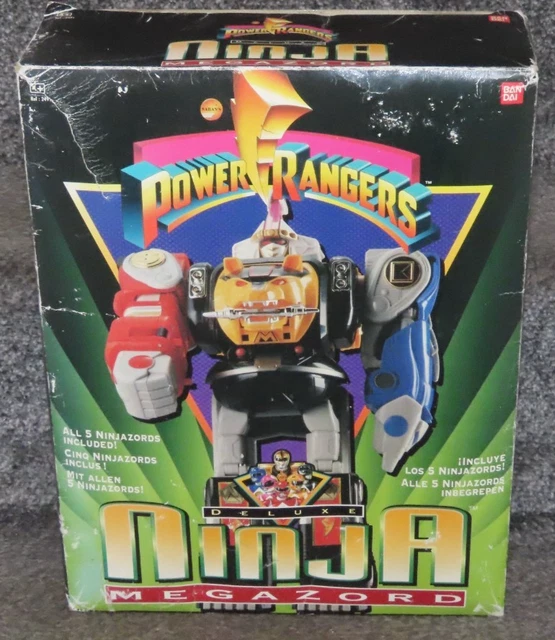 MIGHTY MORPHIN POWER Rangers Deluxe Ninja Megazord 99,9% Komplett OVP ...