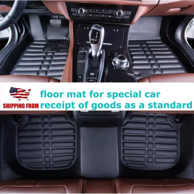 All Season Black Floor Liner Mats Waterproof for Toyota Corolla 2007-2023