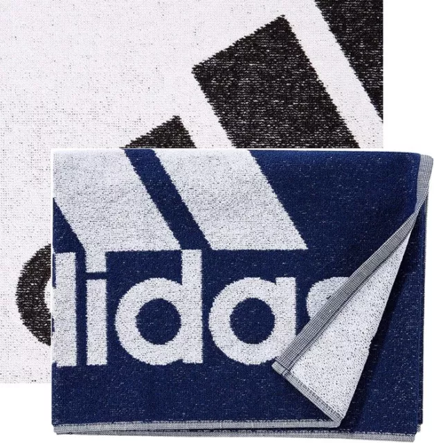 Adidas Small Tennis / sport Towel 100x50cm Black/White/Navy