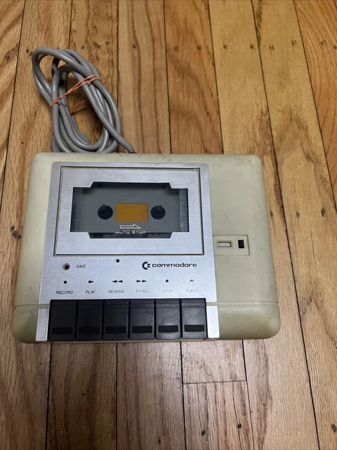 VTG Commodore C2N Datasette Cassette Drive VIC-20 C64 C128 Tested Working