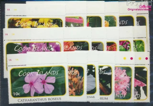Briefmarken Cookinseln 2010 Mi 1618-1635 (kompl.Ausg.) postfrisch Pflanzen(86101